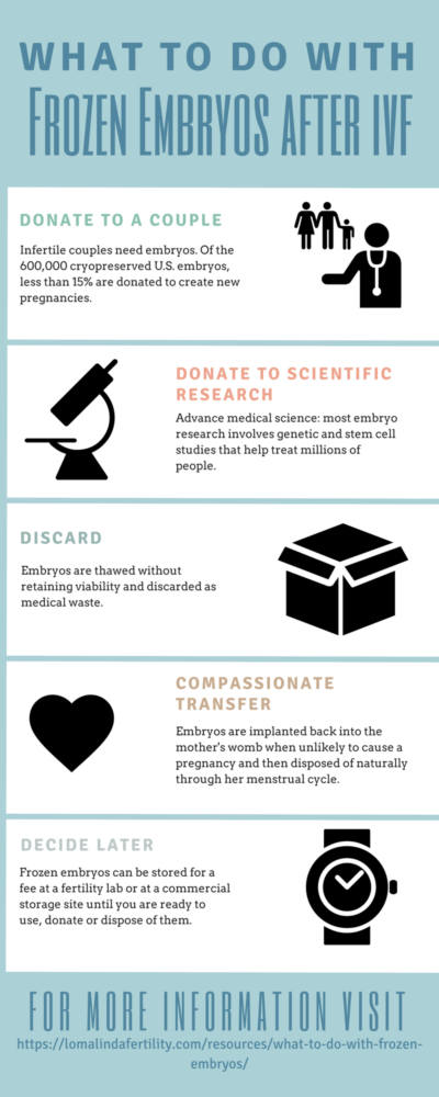 bevroren Embryo-Infographic