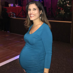 Pregnant woman Christina