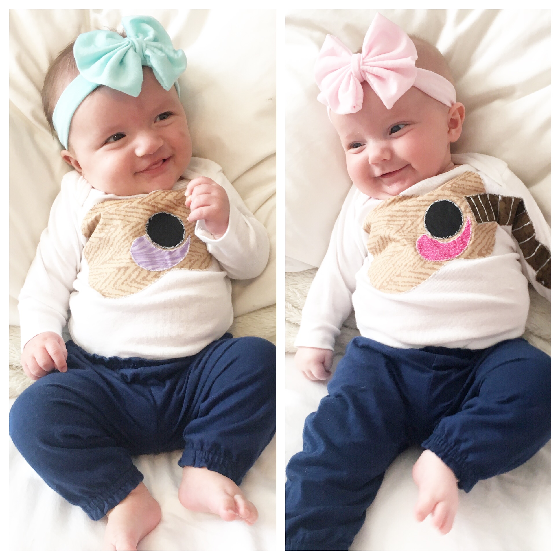 Babies Alice & Amelia at 3 months | LLU Center for Fertility