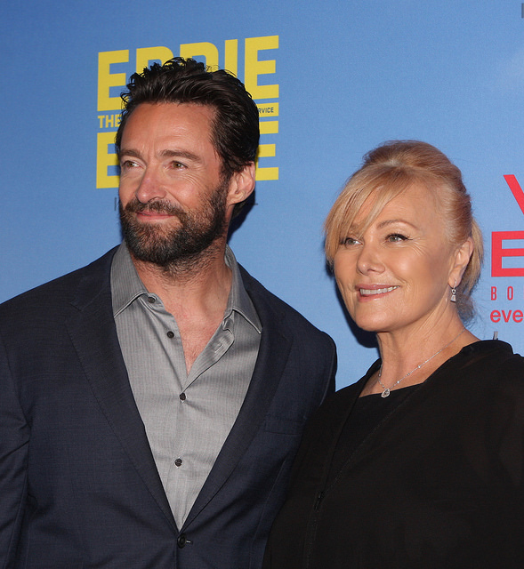 Advanced Maternal Age & Celebrity Pregnancies | LLU Center for Fertility & IVF | Hugh Jackman with his wife, Deborra-Lee Furness